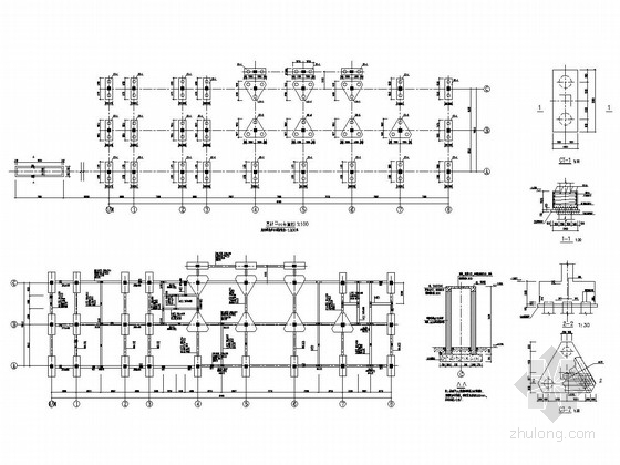 卷烟厂大型联合工房资料下载-三层框架结构卷烟厂库区管理用房结构施工图