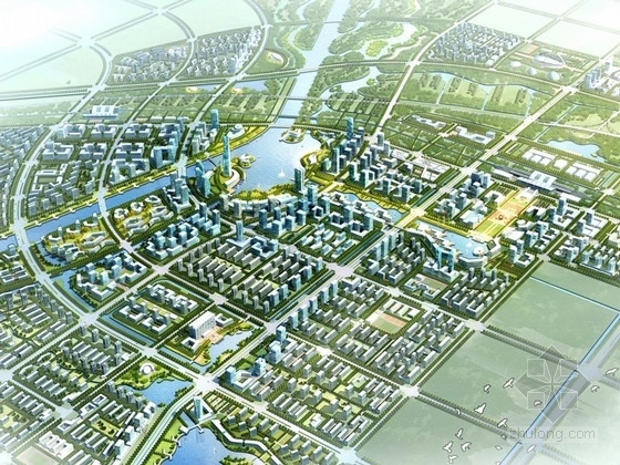 泰禾上海院子规划文本资料下载-[河北]黄骅城市中心规划设计方案文本(上海知名公司设计)
