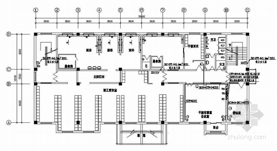 五层建筑全专业图纸资料下载-某五层联合建筑弱电图纸