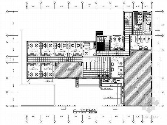 CAD室内办公设计图资料下载-[苏州]某工会办公楼室内设计图
