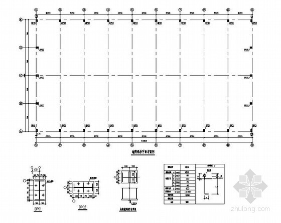 28米钢结构厂房钢梁资料下载-宁夏某28米跨钢结构厂房结构设计图