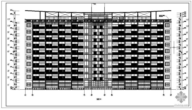 板式建筑办公大楼资料下载-[学士]某11层办公大楼毕业设计(含计算书、建筑结构设计图)
