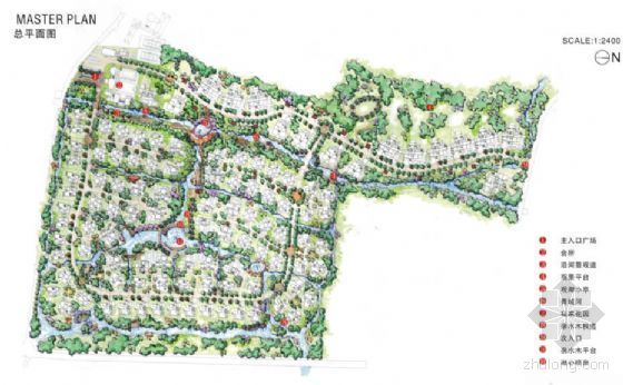 高档别墅区概念设计资料下载-[成都]高尔夫别墅区景观概念设计方案