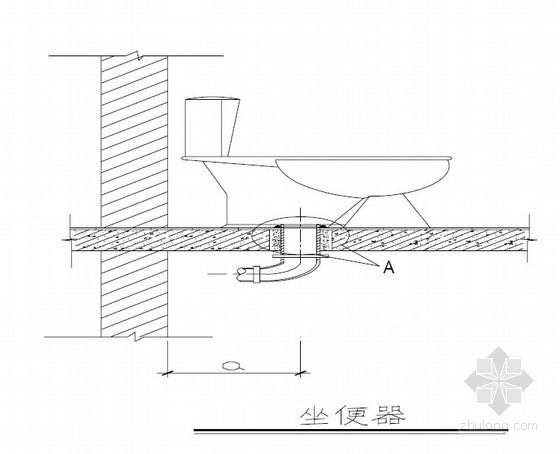 建楼梯节点大样资料下载-某地产企业室内给水、排水管道节点做法