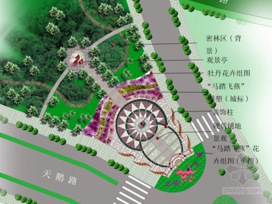 国家广场重建规划方案资料下载-韶山某广场规划设计方案