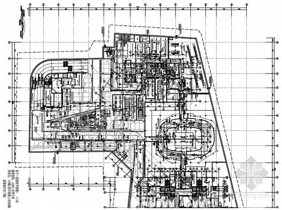 商住附属楼建筑施工图资料下载-[上海]大型商住办综合体全套电气施工图纸199张（4栋建筑楼）