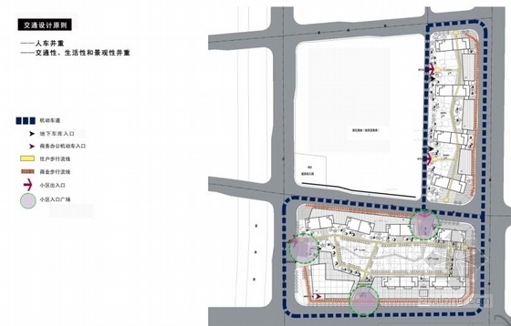 [浙江]artdeco风格住宅安置小区规划设计方案文本-artdeco风格住宅安置小区分析图