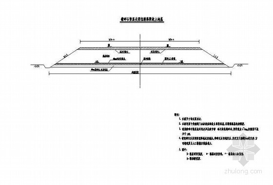 沉箱顶碎石垫层资料下载-公路改造工程特殊路基(低填路段碎石垫层)节点详图设计