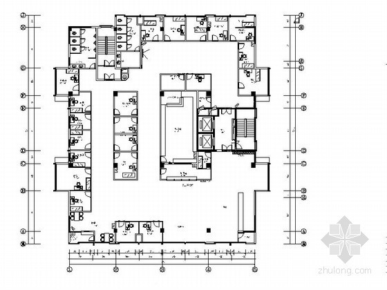 医院餐饮建筑施工图资料下载-[北京]健康体检医院室内装修图（含效果）