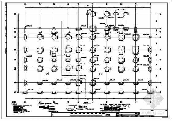 地下室标线标识设计图资料下载-某框架地下室结构设计图