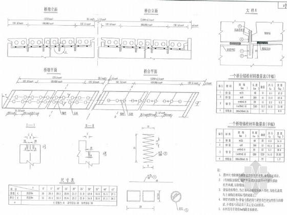 高速公路公用构造设计及涵洞设计通用图（61张 2013年）-墩台抗震锚栓构造图 