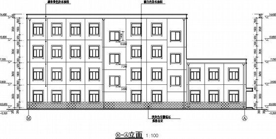 pkpm砌体结构资料下载-4层砖混综合服务楼建筑结构施工图(含PKPM模型)