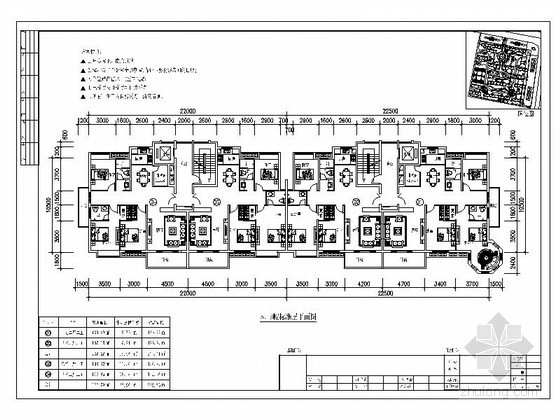 120三户多层住宅户型资料下载-板式高层一梯二户户型图（150/120）