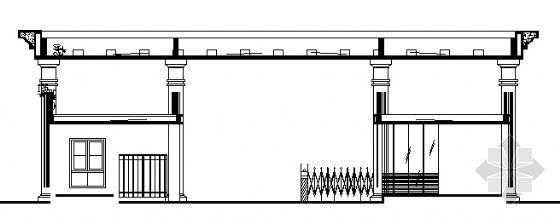 某市政府大门建筑施工图