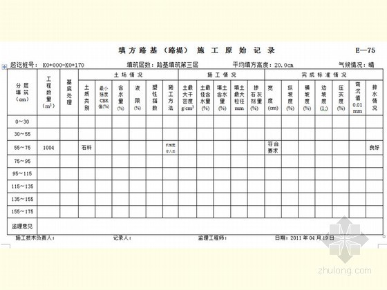 公路内业范本资料下载-[黑龙江]公路工程全套内业资料表格填写样本785套