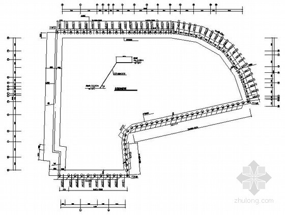 基坑支护设计图资料下载-某地下室基坑喷锚支护及止水帷幕设计图