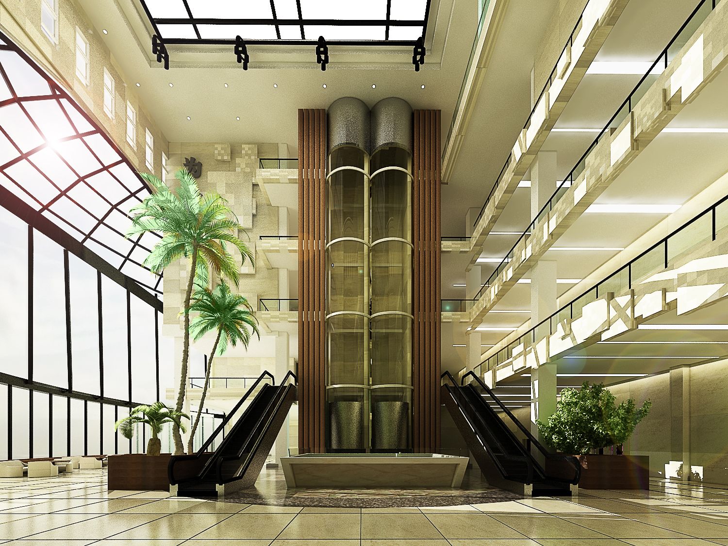 松原市城市规划局公示大厅室内设计-室内设计作品-筑龙室内设计论坛