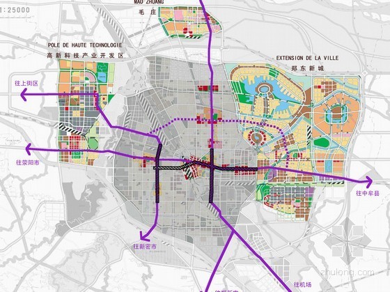 河南道路绿化资料下载-[郑州]多条道路总体规划设计方案（二）