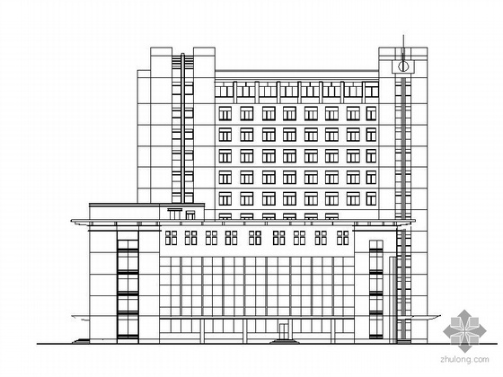 综合医院建筑施工图CAD资料下载-某医院综合楼扩建项目建筑施工图