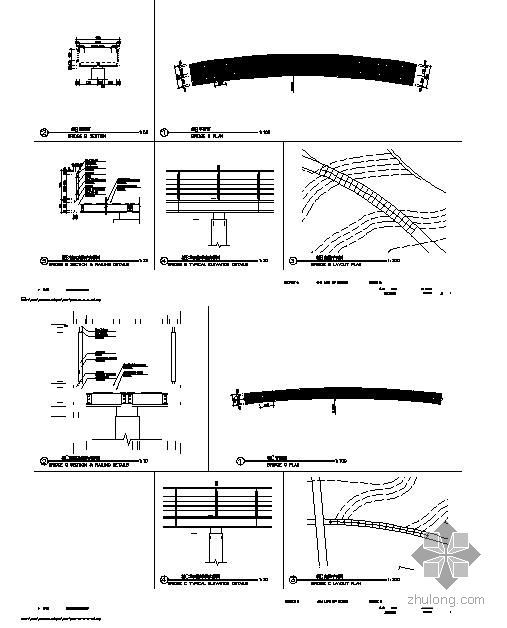 园桥施工详图两例- 