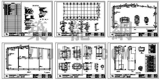25米钢结构厂房图纸资料下载-全套25米跨度全钢结构图纸