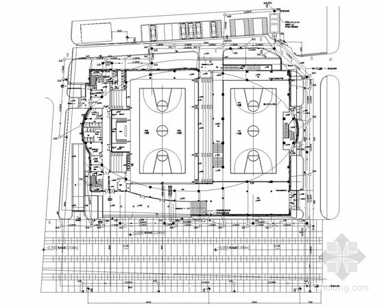 某体育馆装修施工图资料下载-[江苏]某体育馆给排水施工图纸