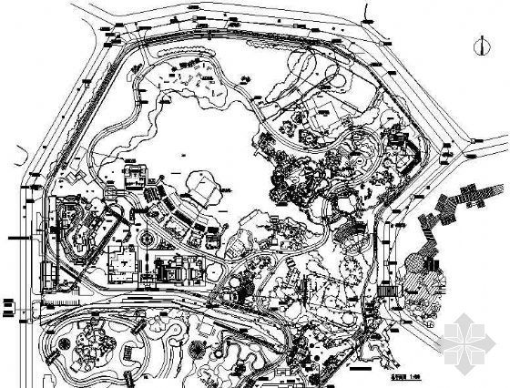 孔雀谷公园景观施工图资料下载-深圳华侨城欢乐谷主题公园施工图