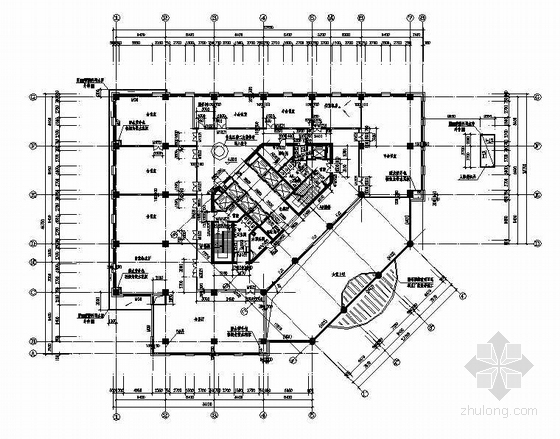 施工平面图图资料下载-二层平面图(F10建筑施工图)