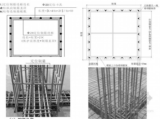 框架结构基础墙技术交底资料下载-框架结构钢筋绑扎施工技术交底