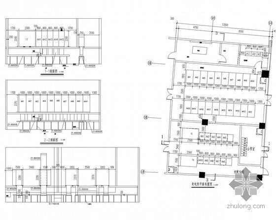 [西藏]博物馆电气全套图(甲级院设计)-变电所布置图