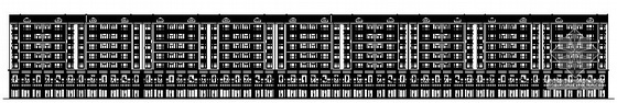 中式建筑群cad资料下载-[延安市]某村三产用房建筑群建筑施工图