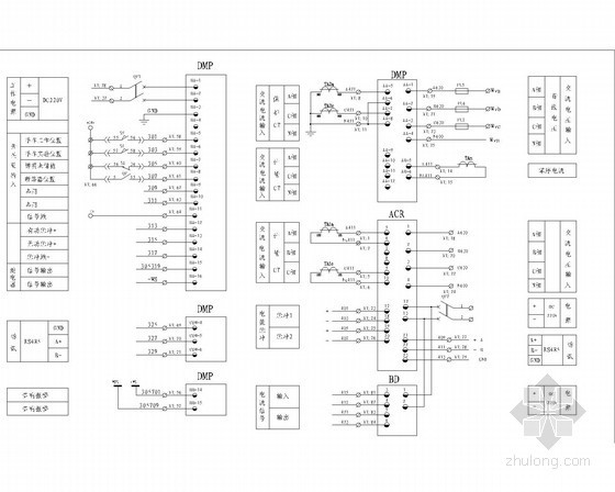 风机盘管电气接线原理图资料下载-10KV高压柜电气控制原理图汇总