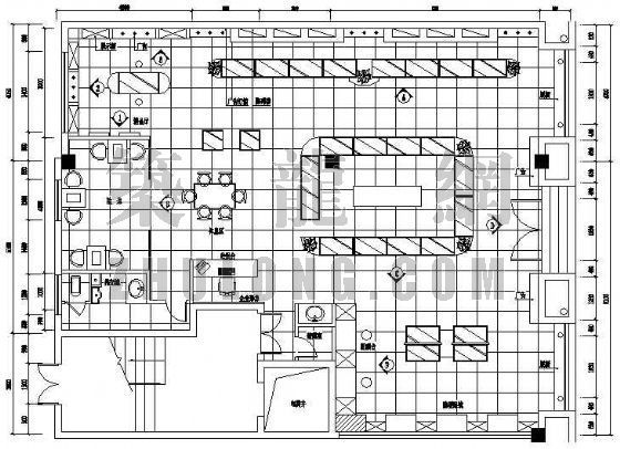 理发店室内设计CAD图资料下载-某眼镜店室内设计