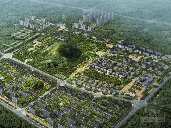 住宅大型规划资料下载-[江苏]大型住宅区规划设计方案文本