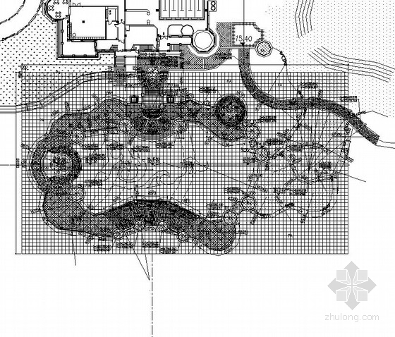 广场园林景观水池施工图资料下载-[东莞]居住区综合楼广场园林景观工程施工图