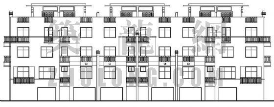 商住设计初步方案资料下载-某排屋的初步设计方案
