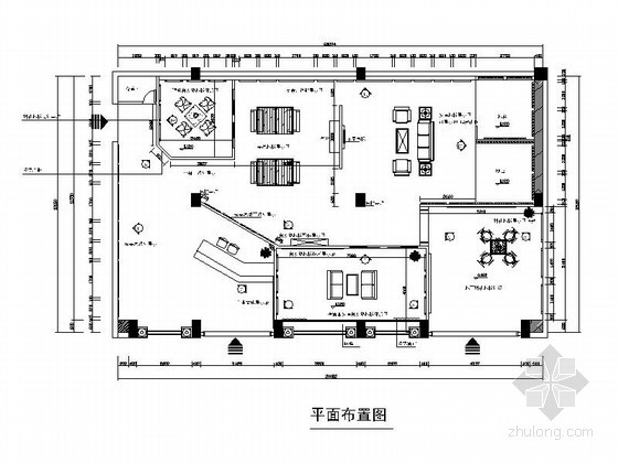 某商场专卖店天花图资料下载-[湖北]某地板专卖店设计装修图