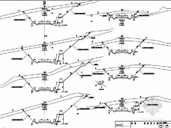 新建铁路区间路基横断面设计图-路基横断面 