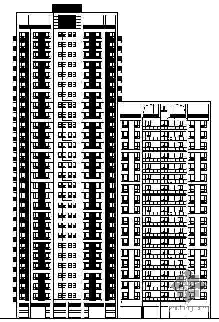 中南建筑施工图资料下载-某设计院高层职工住宅楼建筑施工图