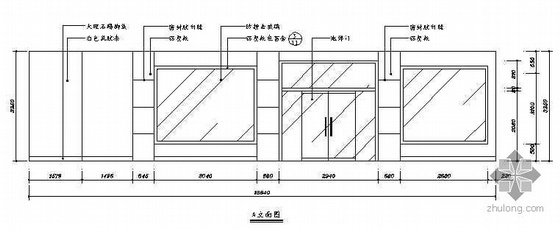 某农行营业厅装饰工程竣工图-3