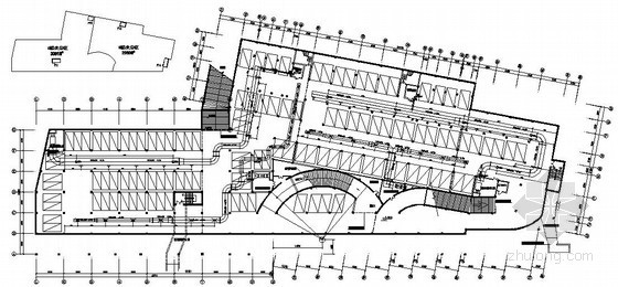 地下自行车车库CAD资料下载-[河北]别墅区地下车库通风排烟施工图