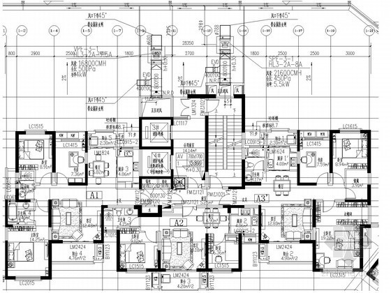 高层商住小区资料下载-[安徽]多层高层商住小区通风及防排烟系统设计施工图