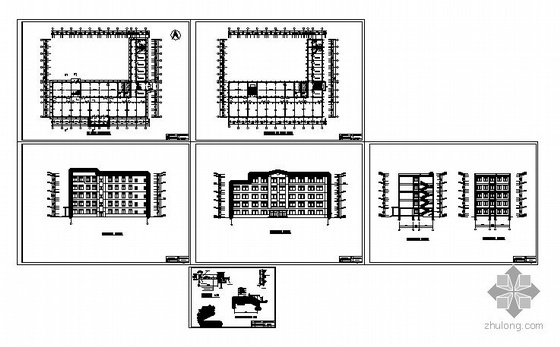 [毕业设计][辽阳市]某中学教学楼建筑结构方案图-3