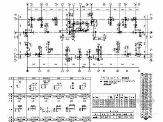 25层商住楼施工图纸资料下载-[湖南]24层框架剪力墙结构商住楼结构施工图