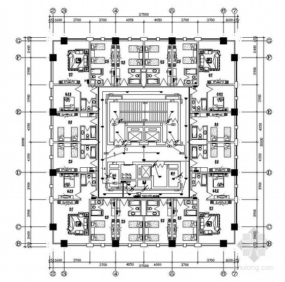 呼和浩特建筑施工图资料下载-呼和浩特某商务酒店全套电气施工图