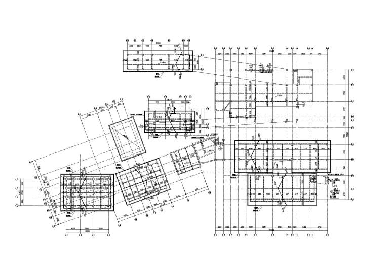 [四川]五星级酒店结构施工图（框剪/框架）-公区屋顶结构平面图