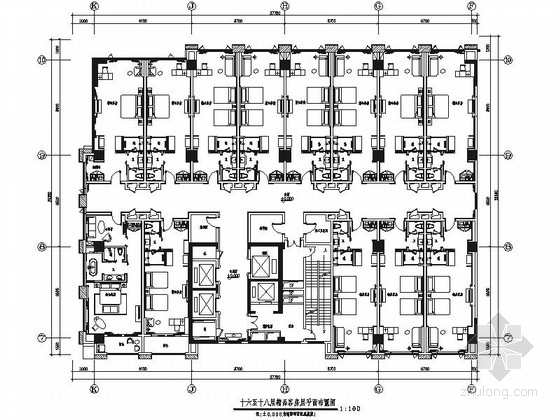 建筑施工图设计精品酒店资料下载-[广东]精品酒店现代客房部分室内装修施工图（含效果）