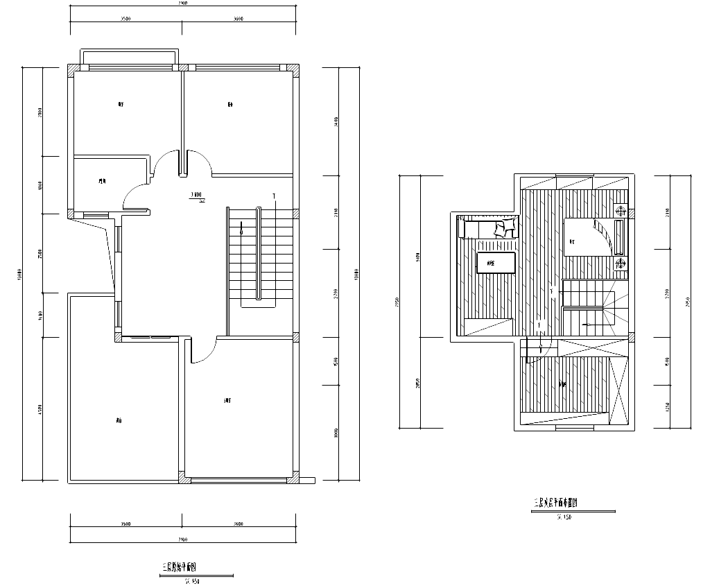 [北京]黑白无间瑞河耶那样板房平面图-住宅装修-筑龙室内设计论坛