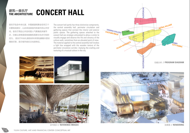 RTKL-陕西榆林文化艺术金融中心概念性规划设计方案文本（PDF+126P)-建筑音乐厅