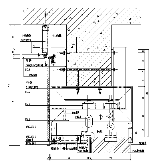 坡面防护节点图6资料下载-室内吊挂详细CAD节点图